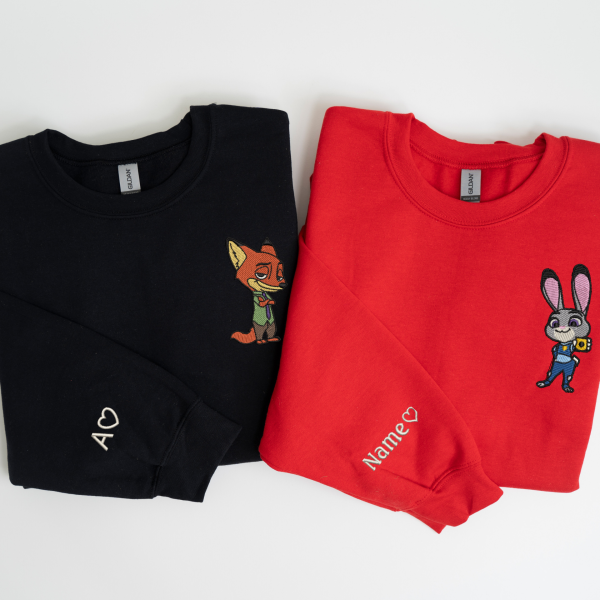 NICK AND JUDY Embroidery – ZOOTOPIA