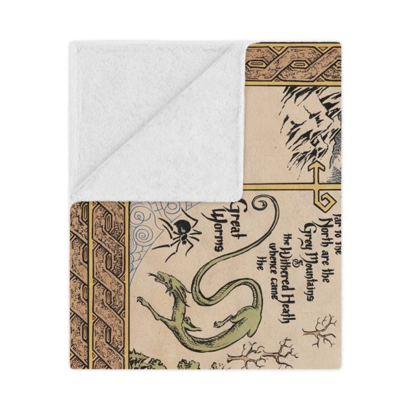 THORIN’S HOBBIT MAP Blanket LOTR