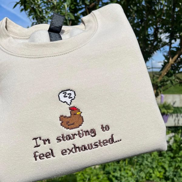 Sleepy Chicken Embroidered – Stardew Valley