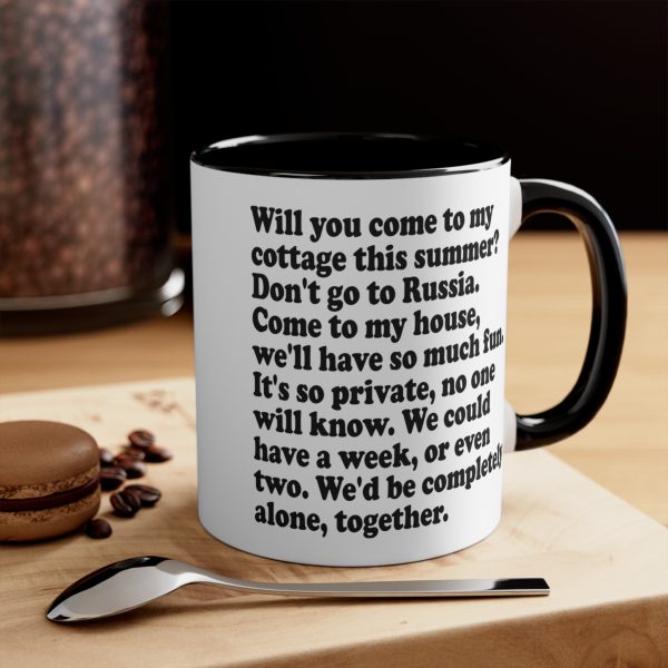 WILL YOU COME TO MY COTTAGE Mug- HEATED RIVALRY
