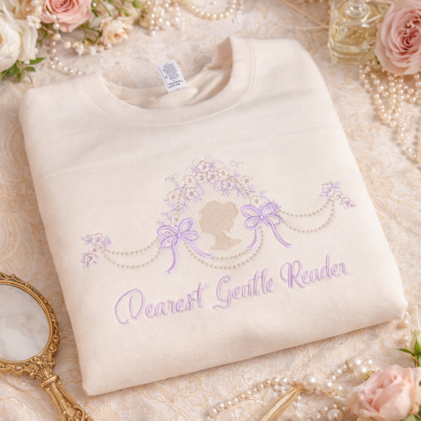 DEAREST GENTLE READER 2 Embroidered – BRIDGERTON