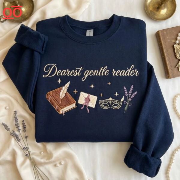 DEAREST GENTLE READER ICON Embroidered – BRIDGERTON