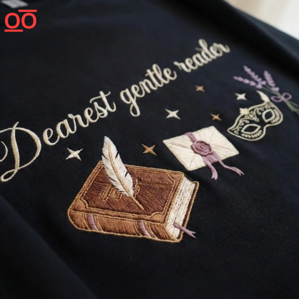 DEAREST GENTLE READER ICON Embroidered – BRIDGERTON