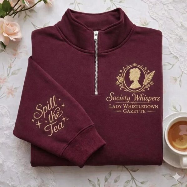 SOCIETY WHISPERS Embroidered – BRIDGERTON