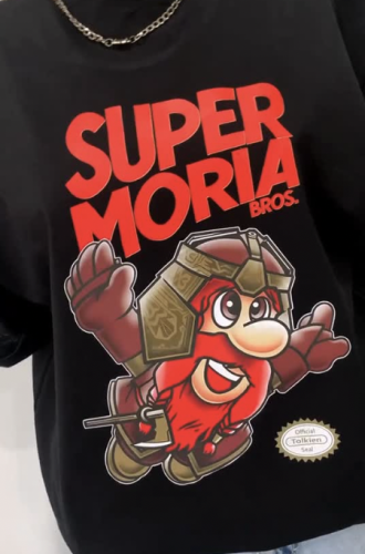 SUPER MORIA Tee- LORD OF THE RINGS photo review