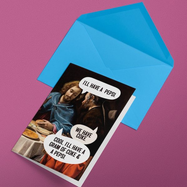 COKE OR PEPSI Greeting Card