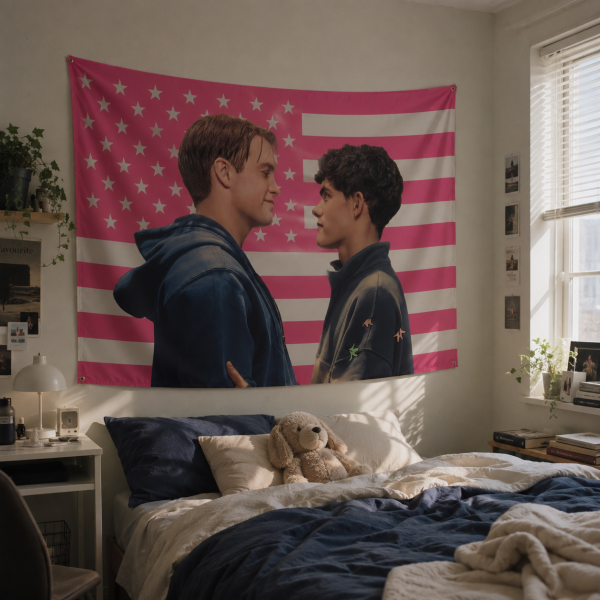 NARLIE CUSTOM NATION Flag- HEARTSTOPPER