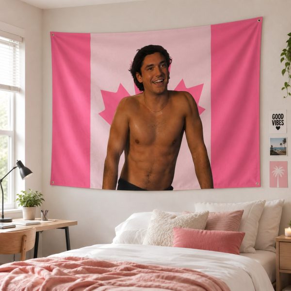 GARRETT GRAHAM PINK NATION Flag- OFF CAMPUS