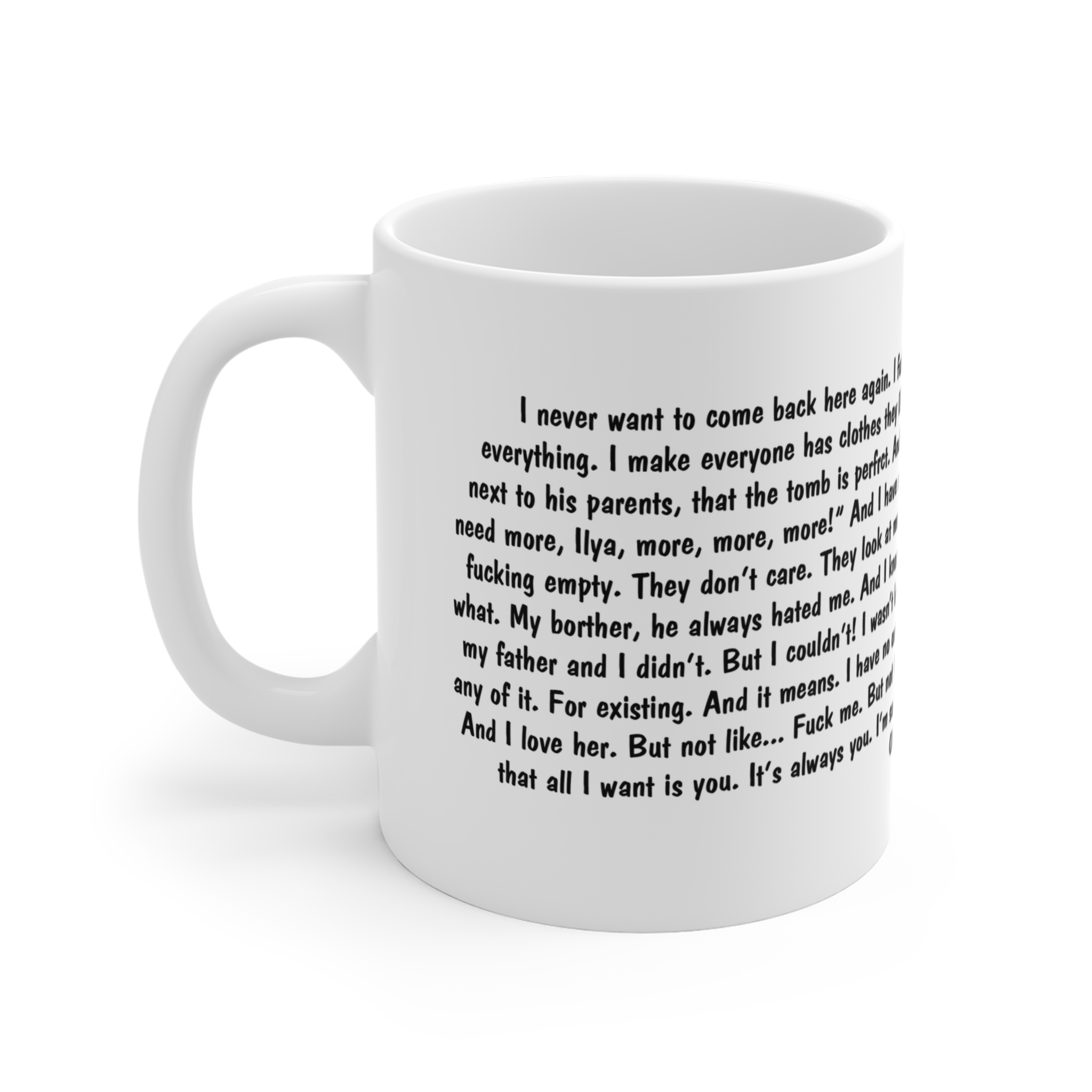 ILYA’S MONOLOGUE Mug- HEATED RIVALRY ILYA’S MONOLOGUE Mug- HEATED RIVALRY