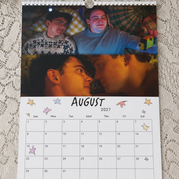 NICK X CHARLIE 2026 2027 Calendar- HEARTSTOPPER