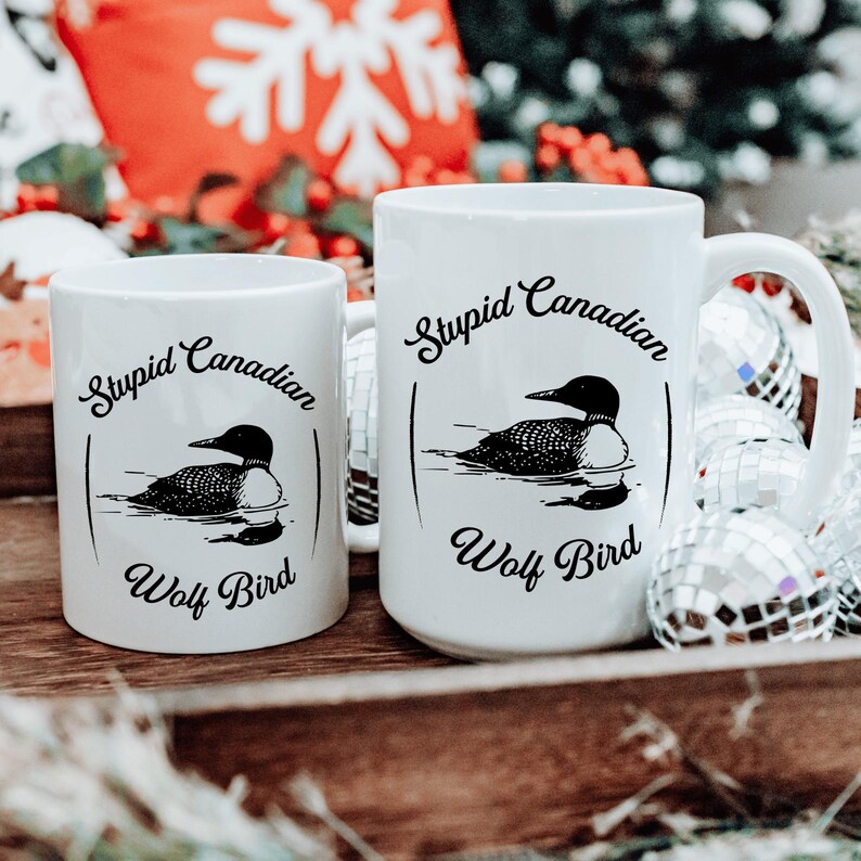 STUPID CANADIAN WOLF BIRD Mug- HEATED RIVALRY STUPID CANADIAN WOLF BIRD Mug- HEATED RIVALRY