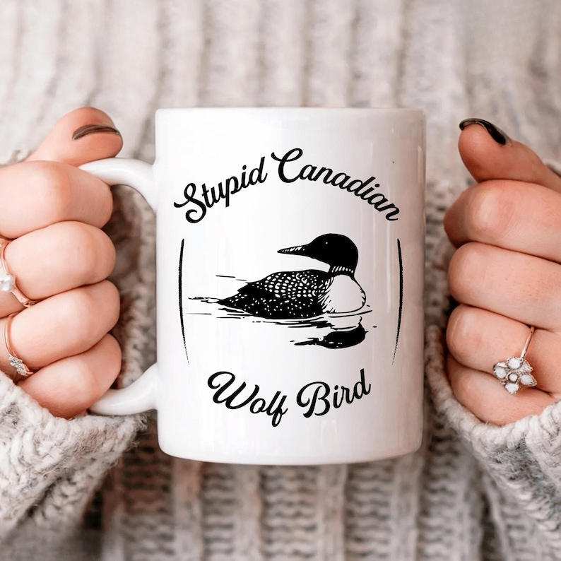 STUPID CANADIAN WOLF BIRD Mug- HEATED RIVALRY STUPID CANADIAN WOLF BIRD Mug- HEATED RIVALRY