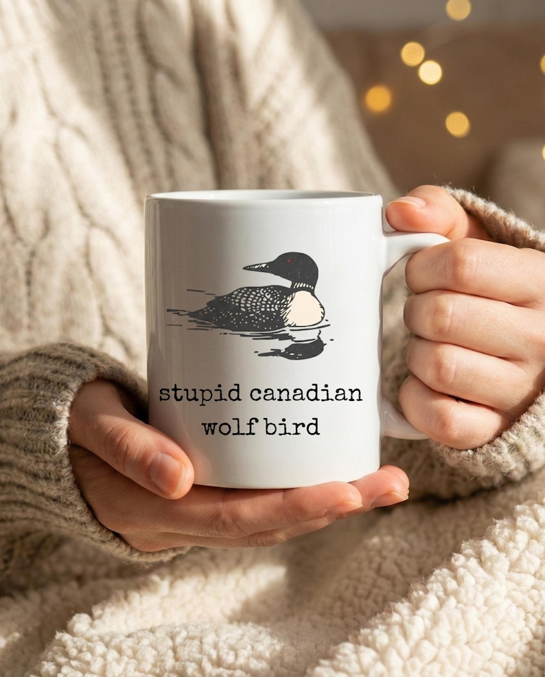 STUPID CANADIAN WOLF BIRD II Mug- HEATED RIVALRY STUPID CANADIAN WOLF BIRD II Mug- HEATED RIVALRY