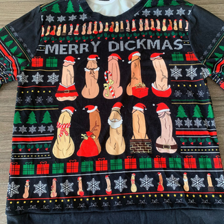 MERRY DICKMAS Ugly Sweater- Christmas MERRY DICKMAS Ugly Sweater- Christmas