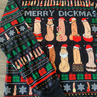 MERRY DICKMAS Ugly Sweater- Christmas