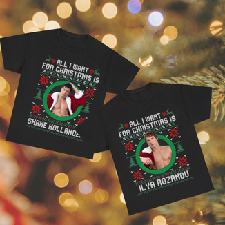 CHRISTMAS ILYA Tee- HEATED RIVALRY