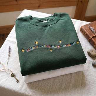 WILL YOU COME TO MY COTTAGE Embroidery – HEATED RIVALRY