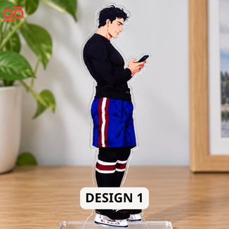 COUPLE HOCKEY Standee- HEATED RIVALRY