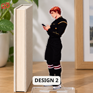COUPLE HOCKEY Standee- HEATED RIVALRY COUPLE HOCKEY Standee- HEATED RIVALRY